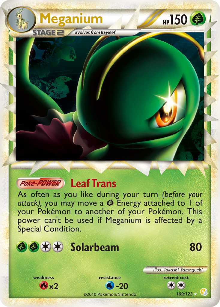 Meganium (109/123) [HeartGold & SoulSilver: Base Set] | Tabernacle Games