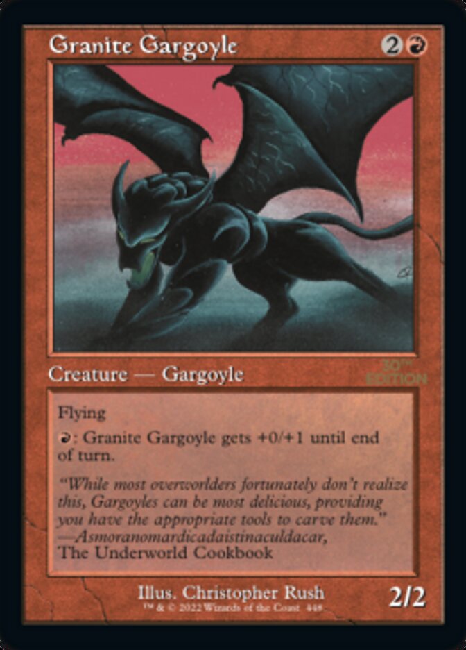 Granite Gargoyle (Retro) [30th Anniversary Edition] | Tabernacle Games