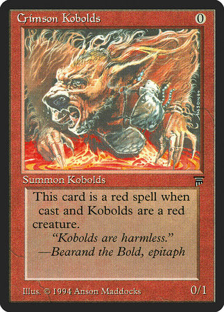 Crimson Kobolds [Legends] | Tabernacle Games