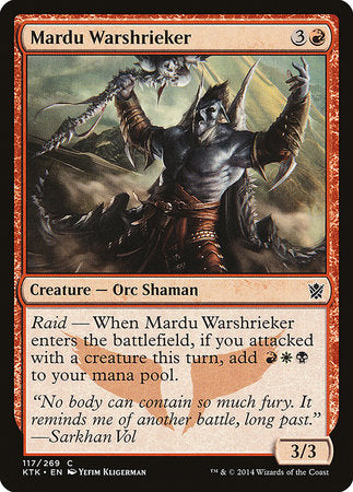 Mardu Warshrieker [Khans of Tarkir] | Tabernacle Games