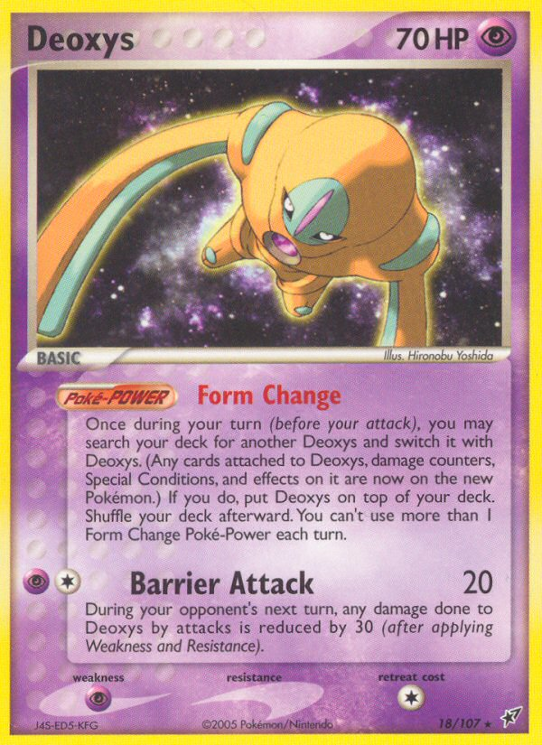 Deoxys (18/107) [EX: Deoxys] | Tabernacle Games