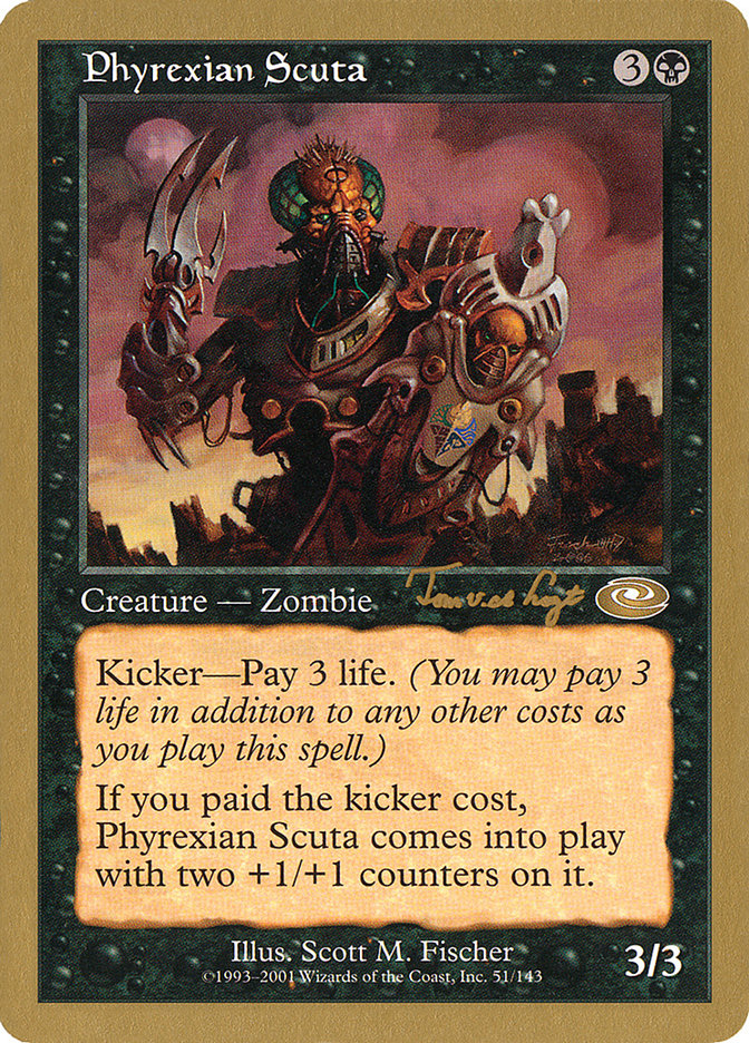 Phyrexian Scuta (Tom van de Logt) [World Championship Decks 2001] | Tabernacle Games