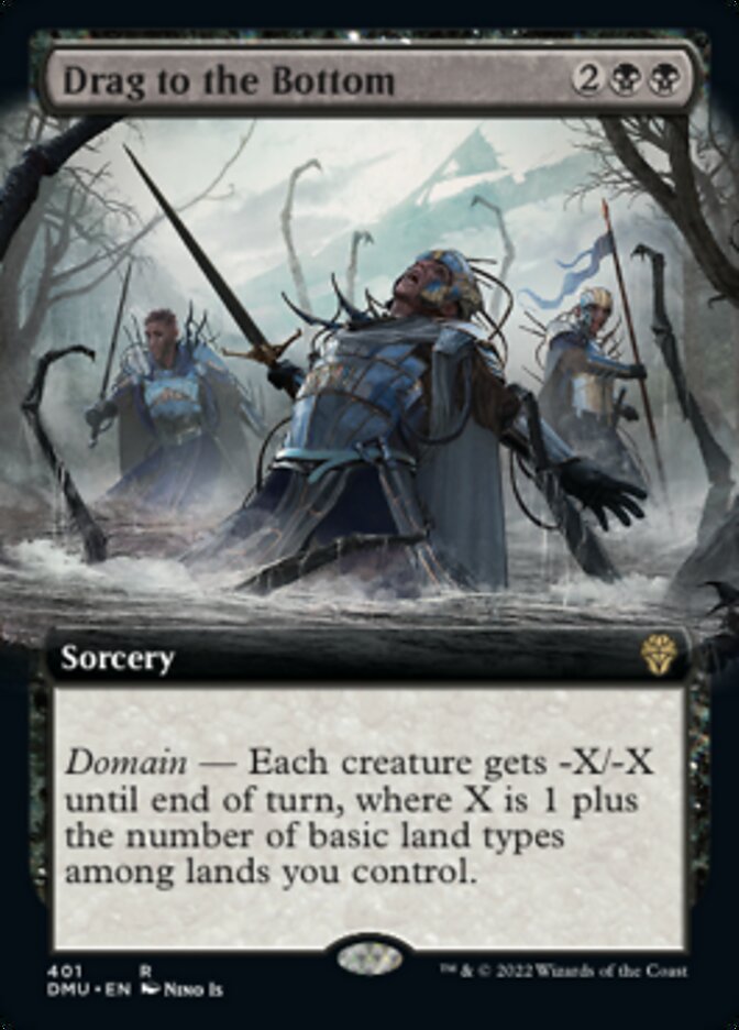 Drag to the Bottom (Extended Art) [Dominaria United] | Tabernacle Games