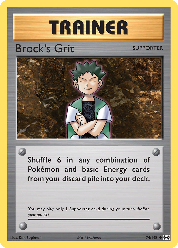 Brock's Grit (74/108) [XY: Evolutions] | Tabernacle Games