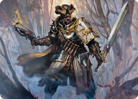 Brutal Cathar Art Card [Innistrad: Midnight Hunt Art Series] | Tabernacle Games