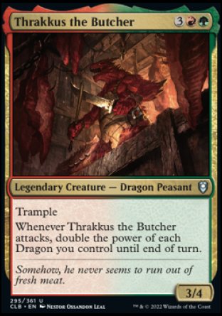 Thrakkus the Butcher [Commander Legends: Battle for Baldur's Gate] | Tabernacle Games