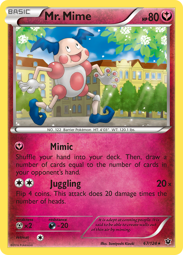 Mr. Mime (67/124) [XY: Fates Collide] | Tabernacle Games