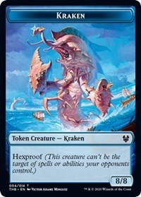 Kraken // Satyr Double-sided Token [Theros Beyond Death Tokens] | Tabernacle Games