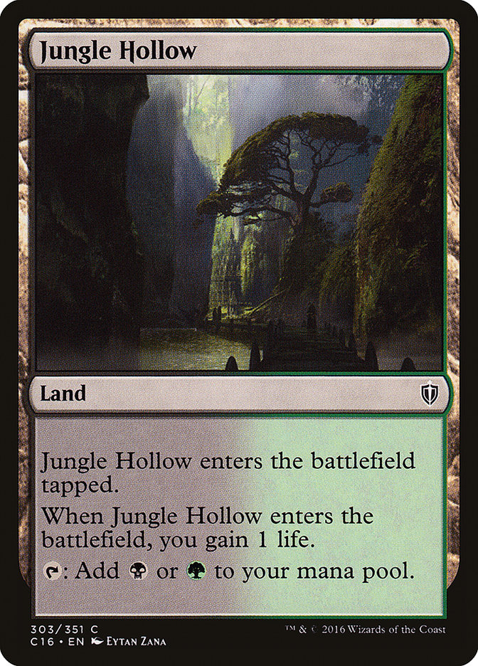 Jungle Hollow [Commander 2016] | Tabernacle Games