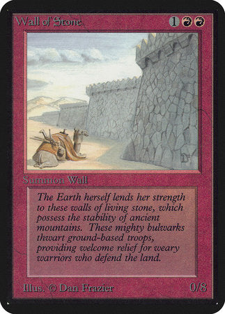 Wall of Stone [Limited Edition Alpha] | Tabernacle Games