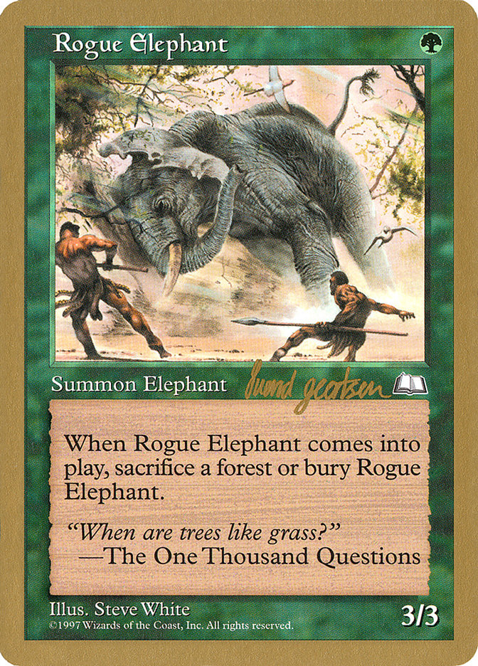 Rogue Elephant (Svend Geertsen) [World Championship Decks 1997] | Tabernacle Games