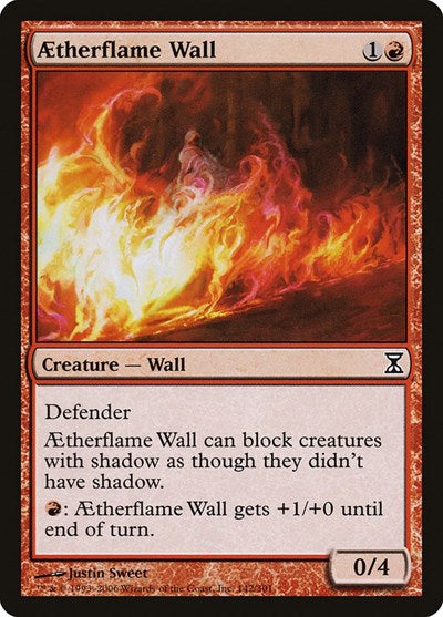 Aetherflame Wall [Time Spiral] | Tabernacle Games