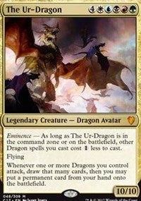 The Ur-Dragon (Commander 2017) [Oversize Cards] | Tabernacle Games