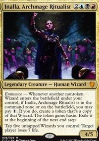 Inalla, Archmage Ritualist (Commander 2017) [Oversize Cards] | Tabernacle Games