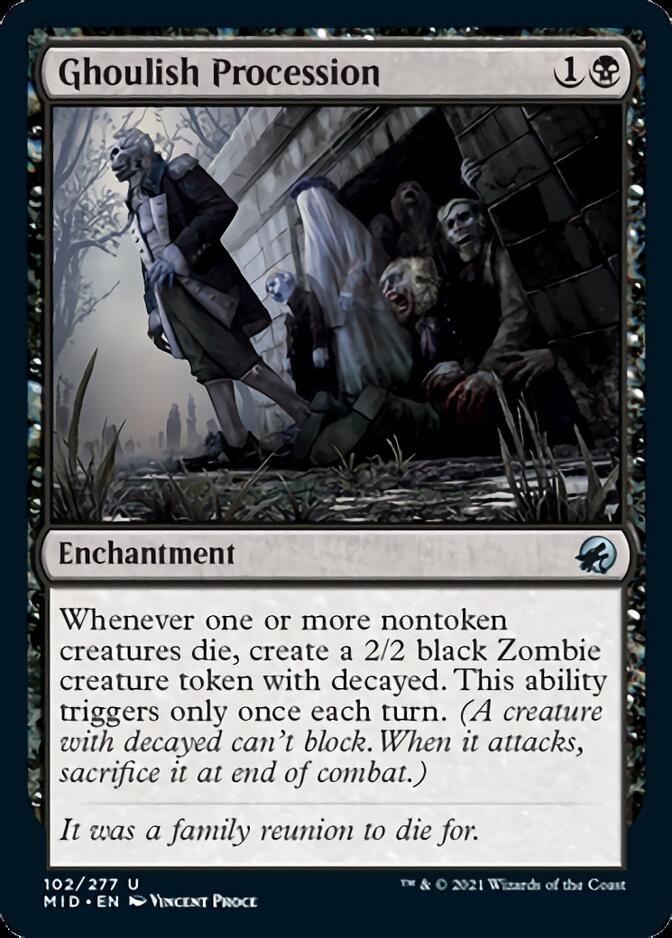 Ghoulish Procession [Innistrad: Midnight Hunt] | Tabernacle Games