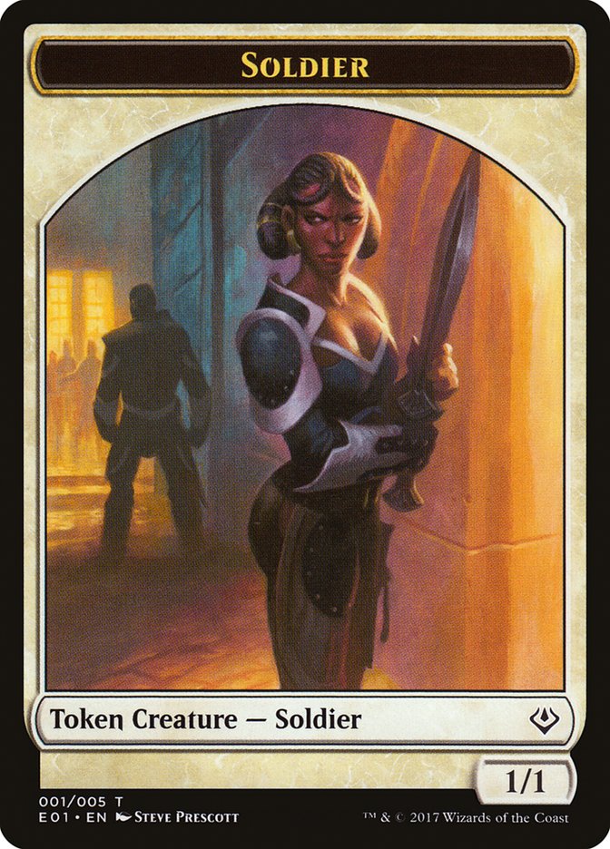 Soldier [Archenemy: Nicol Bolas Tokens] | Tabernacle Games