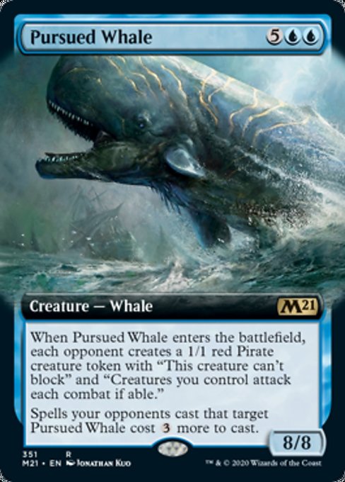 Pursued Whale (Extended Art) [Core Set 2021] | Tabernacle Games