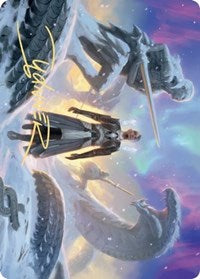 Search for Glory Art Card (Gold-Stamped Signature) [Kaldheim: Art Series] | Tabernacle Games