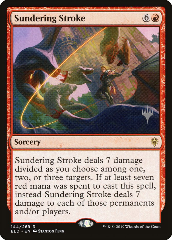 Sundering Stroke (Promo Pack) [Throne of Eldraine Promos] | Tabernacle Games