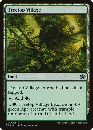 Treetop Village [Duel Decks: Elves vs. Inventors] | Tabernacle Games