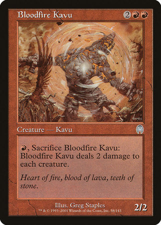 Bloodfire Kavu [Apocalypse] | Tabernacle Games