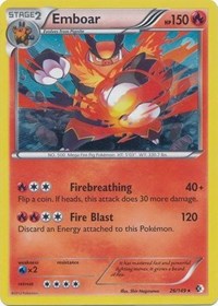 Emboar (26/149) (Cosmos Holo) (Blister Exclusive) [Black & White: Boundaries Crossed] | Tabernacle Games