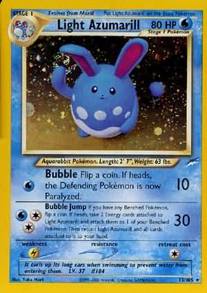 Light Azumarill (13/105) [Neo Destiny Unlimited] | Tabernacle Games