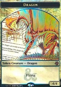 Gold Dragon Token [Media Promos] | Tabernacle Games