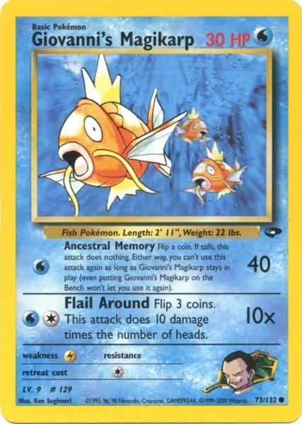 Giovanni's Magikarp (73/132) [Gym Challenge Unlimited] | Tabernacle Games