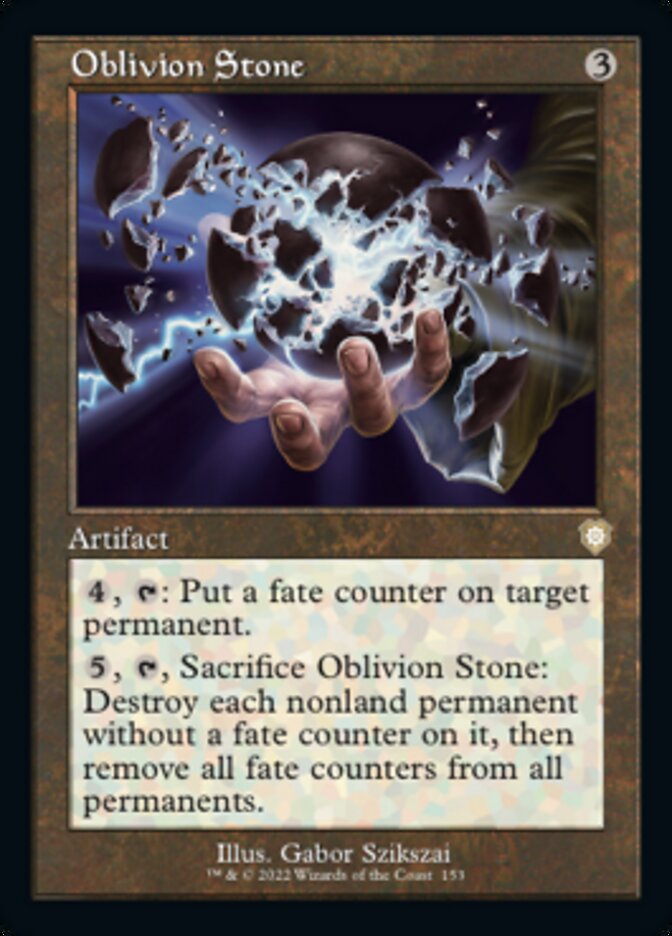 Oblivion Stone (Retro) [The Brothers' War Commander] | Tabernacle Games