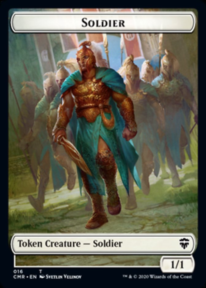 Cat // Soldier Token [Commander Legends Tokens] | Tabernacle Games