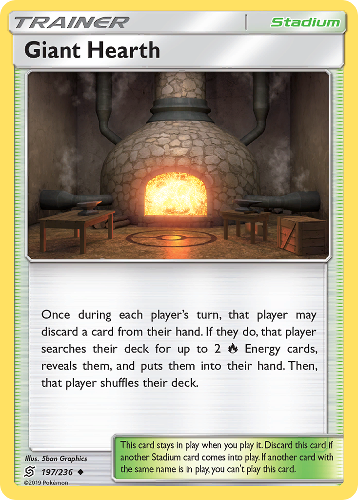 Giant Hearth (197/236) [Sun & Moon: Unified Minds] | Tabernacle Games