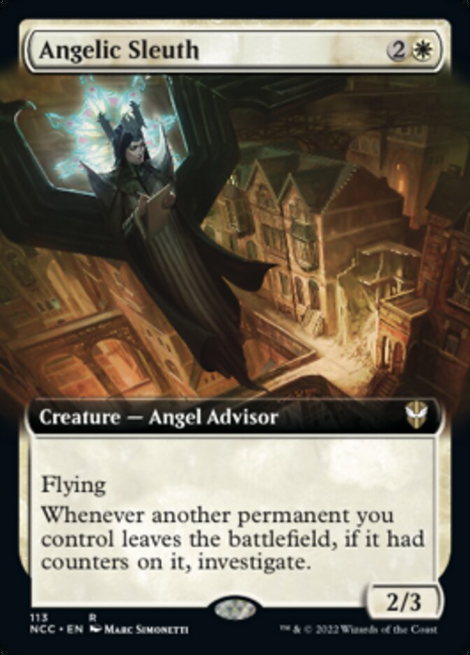 Angelic Sleuth (Extended Art) [Streets of New Capenna Commander] | Tabernacle Games