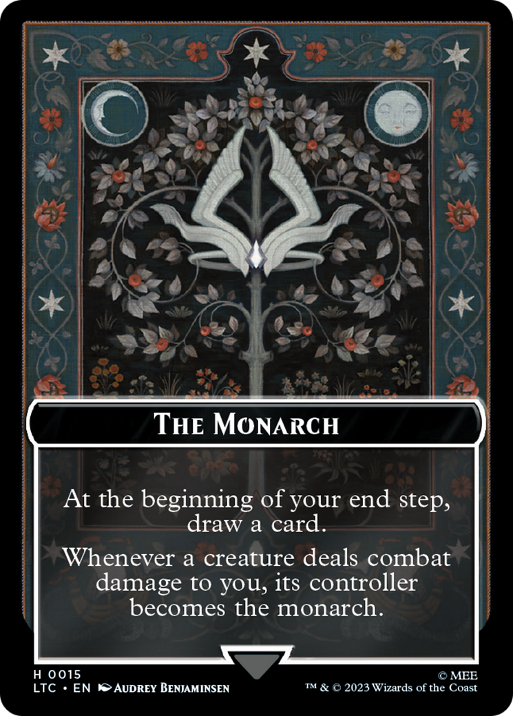 The Monarch // Treasure Double-Sided Token [The Lord of the Rings: Tales of Middle-Earth Commander Tokens] | Tabernacle Games