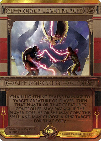Chain Lightning [Amonkhet Invocations] | Tabernacle Games