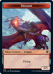 Dragon // Dragon Double-Sided Token [Starter Commander Decks] | Tabernacle Games