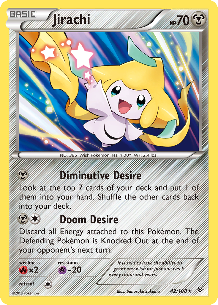 Jirachi (42/108) [XY: Roaring Skies] | Tabernacle Games