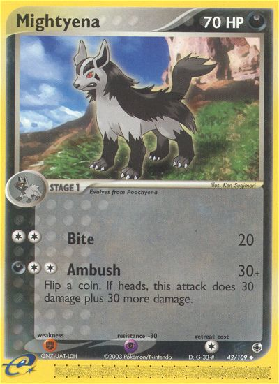 Mightyena (42/109) [EX: Ruby & Sapphire] | Tabernacle Games