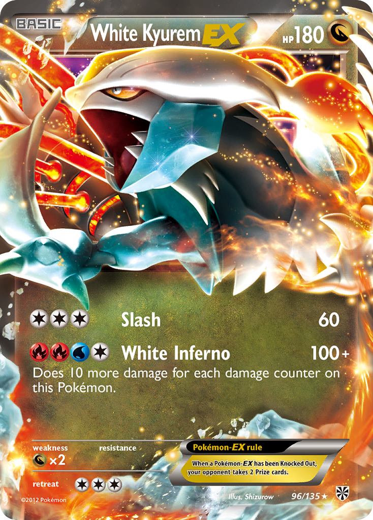 White Kyurem EX (96/135) [Black & White: Plasma Storm] | Tabernacle Games