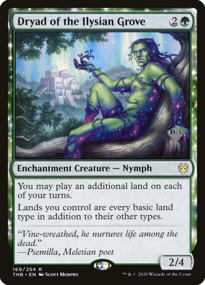 Dryad of the Ilysian Grove (Promo Pack) [Theros Beyond Death Promos] | Tabernacle Games