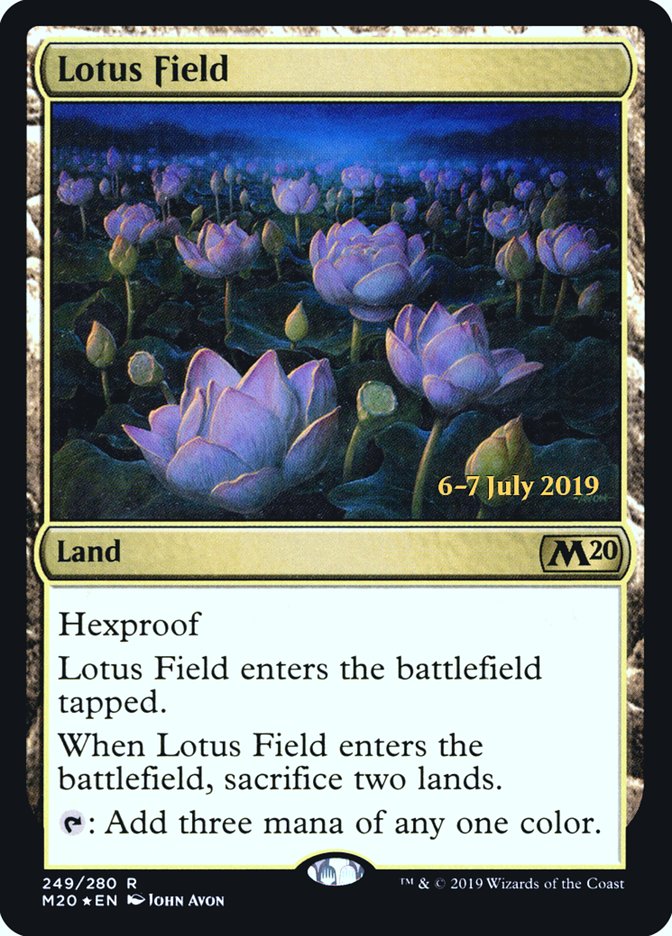 Lotus Field  [Core Set 2020 Prerelease Promos] | Tabernacle Games