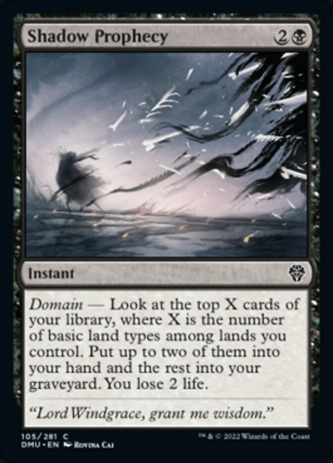 Shadow Prophecy [Dominaria United] | Tabernacle Games