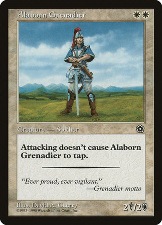 Alaborn Grenadier [Portal Second Age] | Tabernacle Games