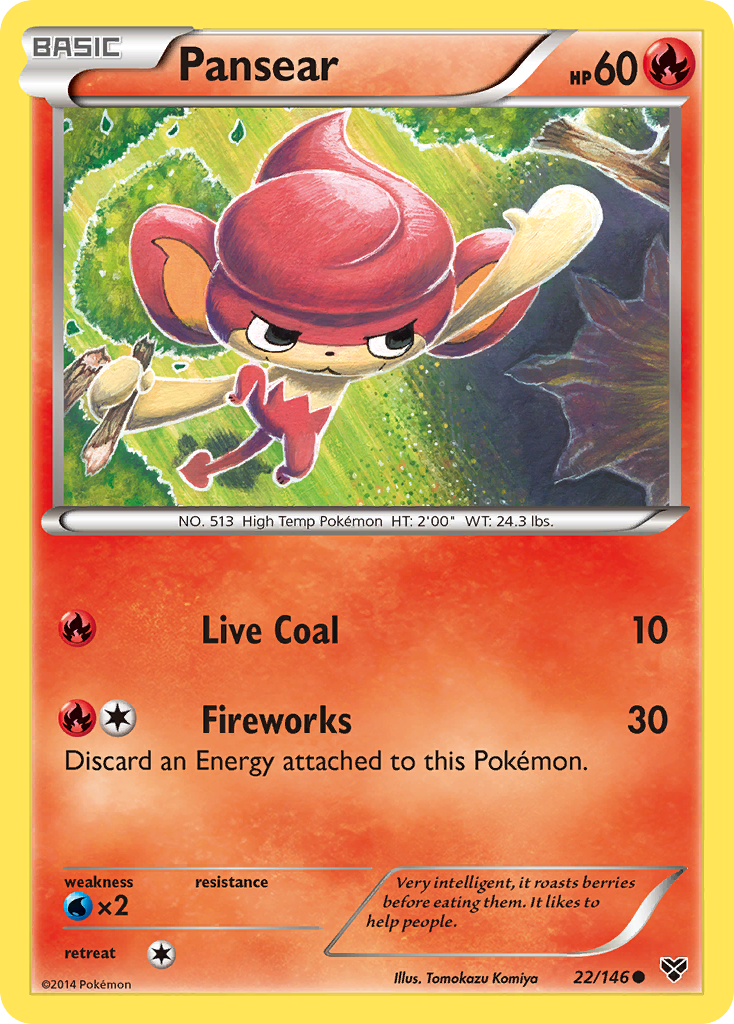 Pansear (22/146) [XY: Base Set] | Tabernacle Games