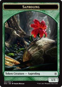 Saproling // Treasure (007) Double-sided Token [Explorers of Ixalan] | Tabernacle Games