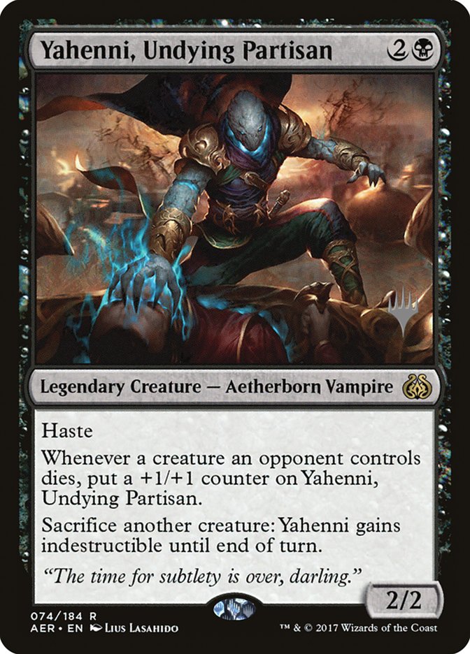 Yahenni, Undying Partisan (Promo Pack) [Aether Revolt Promos] | Tabernacle Games