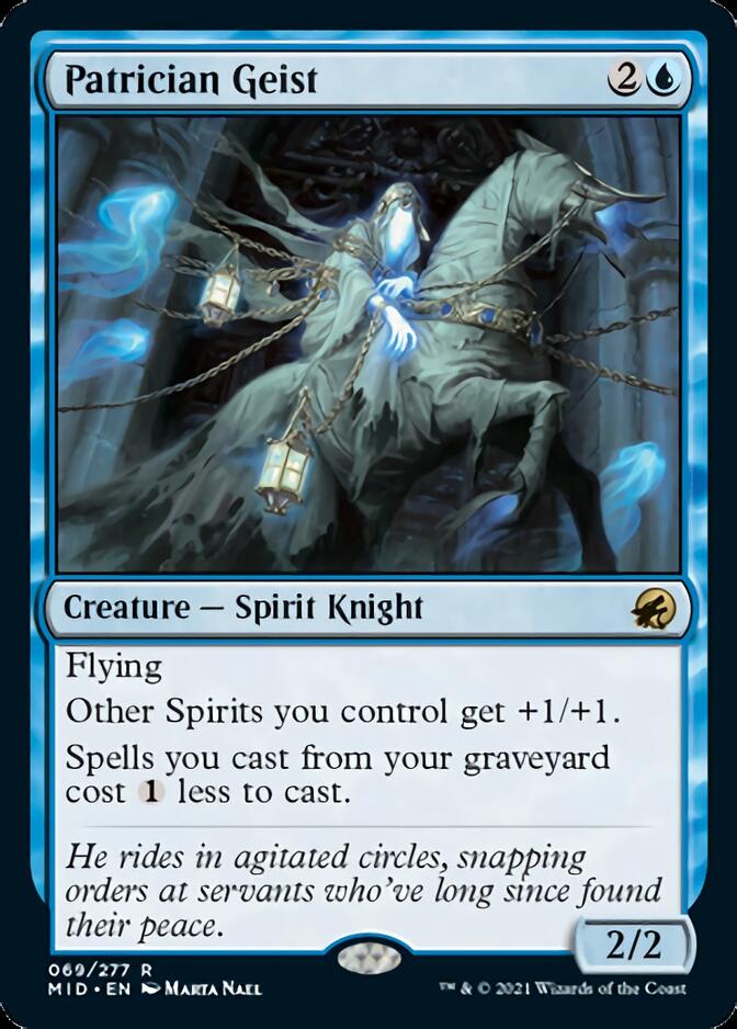 Patrician Geist [Innistrad: Midnight Hunt] | Tabernacle Games