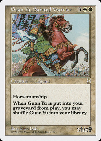 Guan Yu, Sainted Warrior [Portal Three Kingdoms] | Tabernacle Games