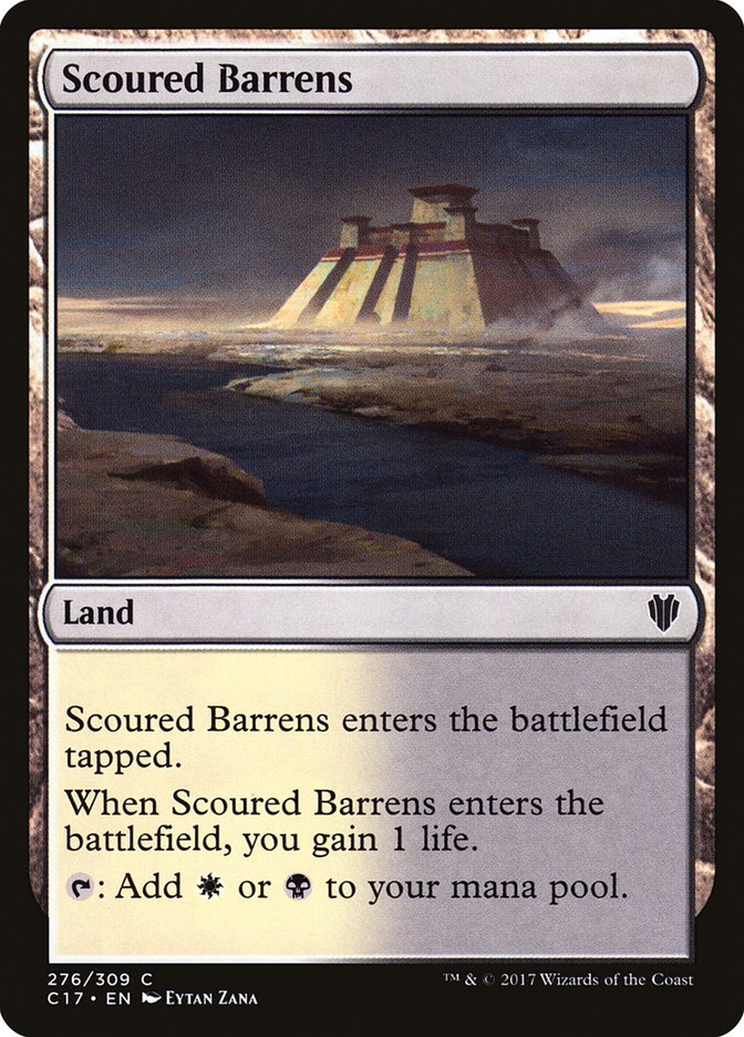 Scoured Barrens [Commander 2017] | Tabernacle Games