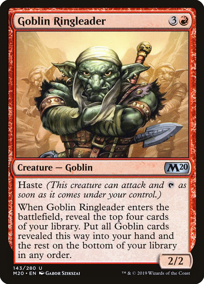 Goblin Ringleader [Core Set 2020] | Tabernacle Games